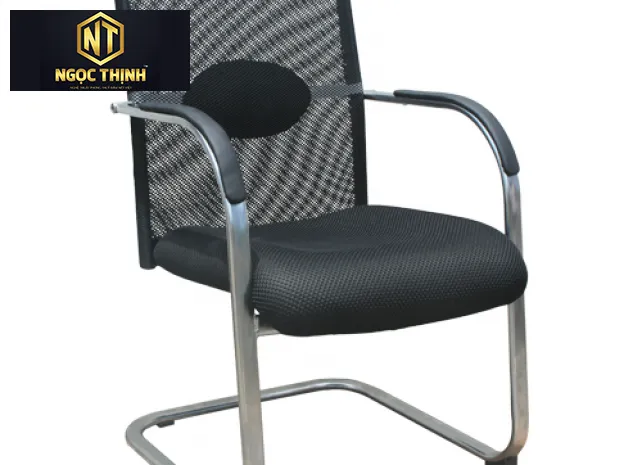 Ghế họp khung thép Oval mạ, tựa bọc vải lưới GL401 Ghế họp khung thép Oval mạ, tựa bọc vải lưới GL401